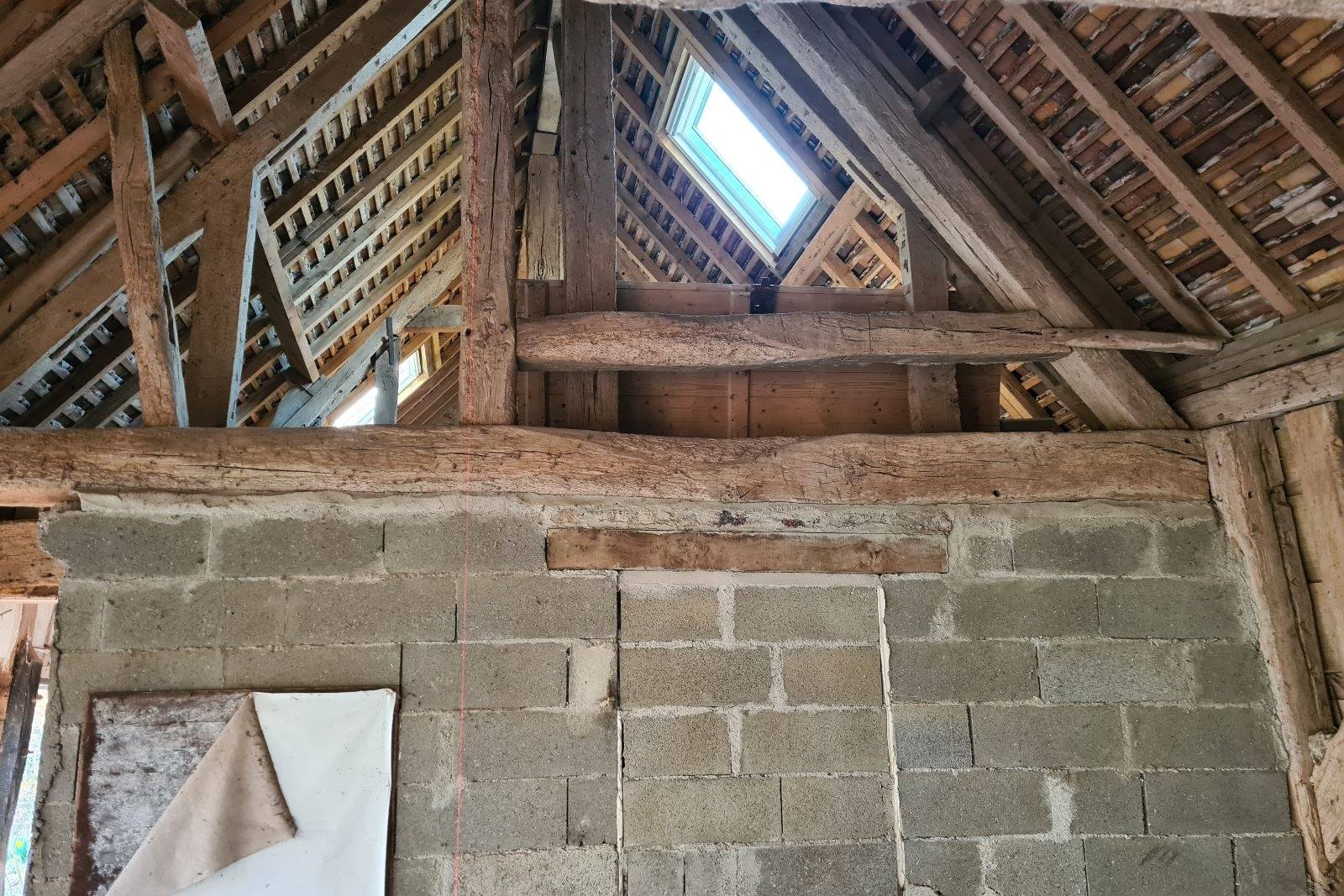 Avant la pose de l'escalier par notre menuisier