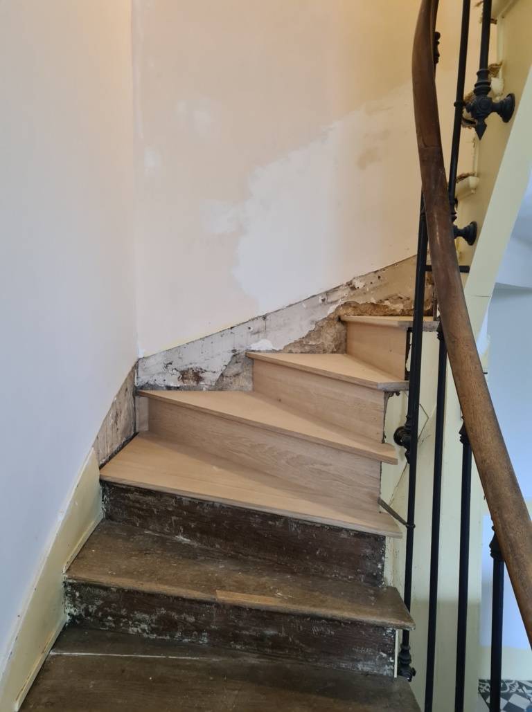 Restauration Escalier - après intervention ÉDIFICE PLUS AGENCEMENT