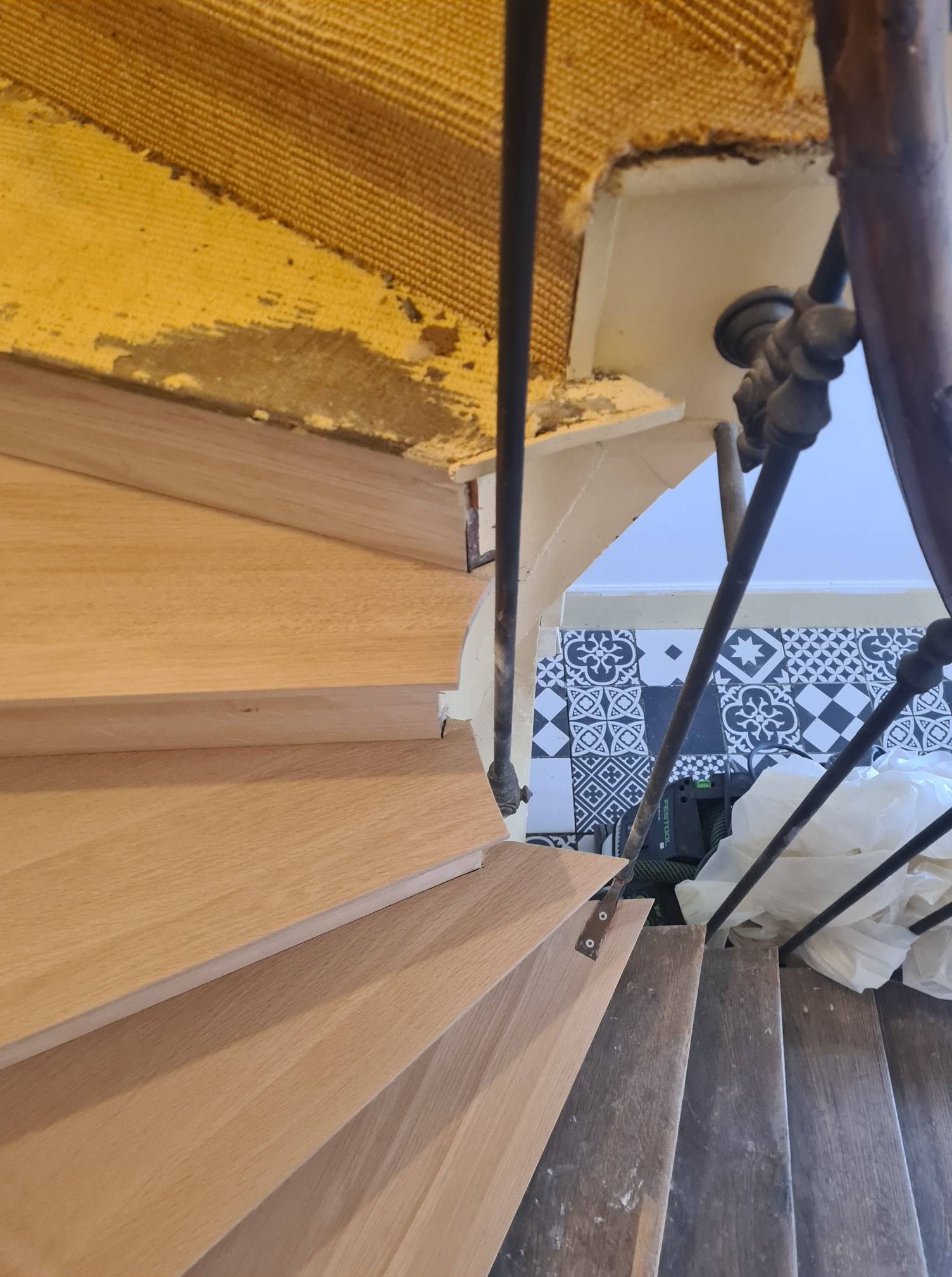 Rénovation Escalier Bois - ÉDIFICE + Menuiserie