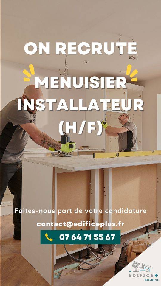 Poste de menuisier à pourvoir